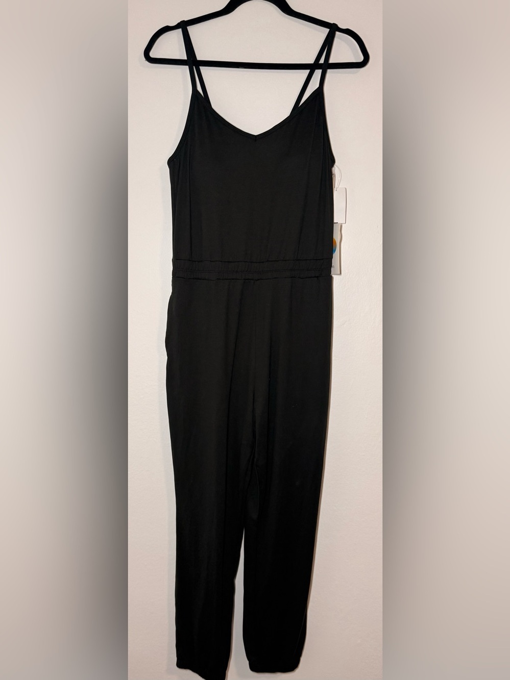 Vuori Jumpsuit Women's Black Lux Jogger Tapered Sleeveless Size Medium M